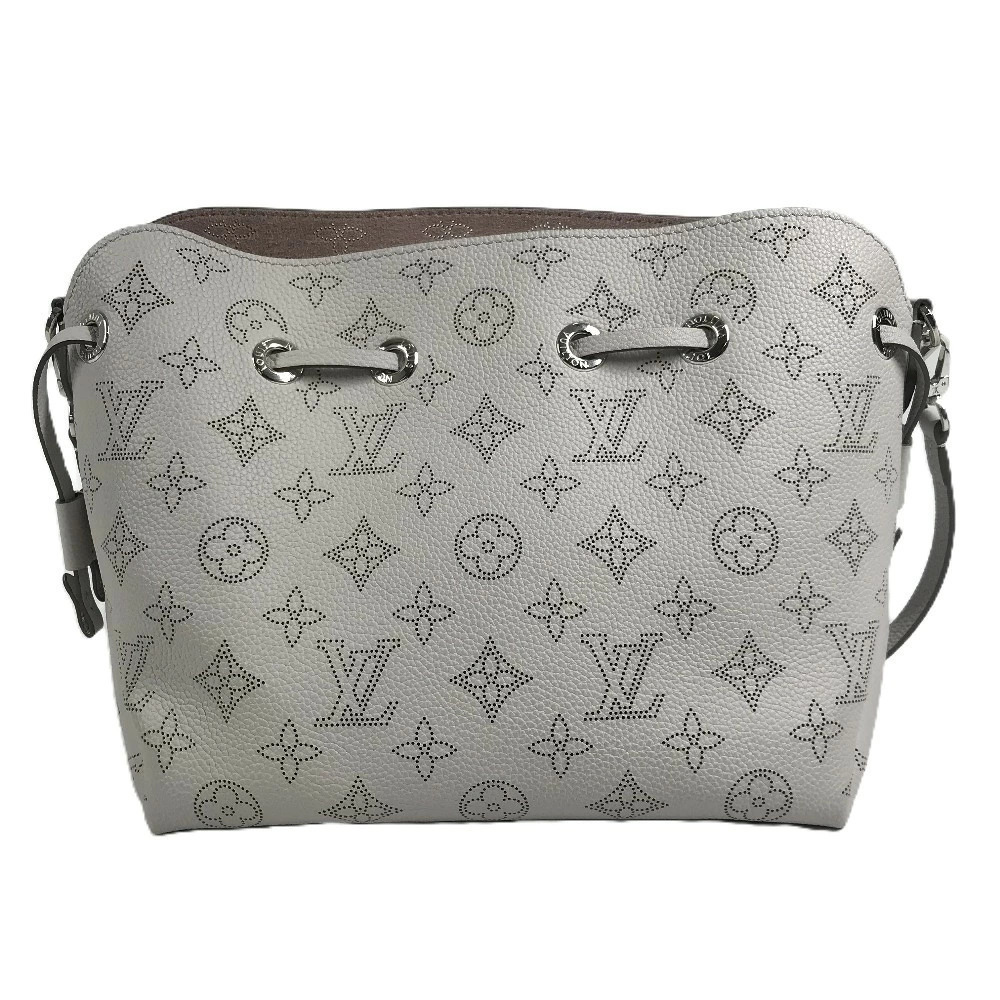 Louis Vuitton Drawstring Monogram Bella Mahina Shoulder Bag Chain Handbag Brown